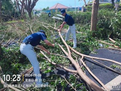 家园受损、爱心汇聚